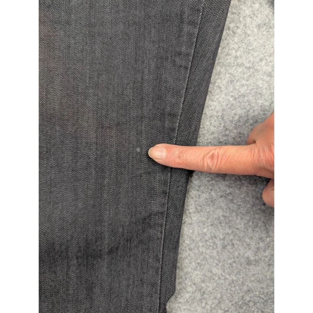Prana Women Charcoal Gray Organic Cotton Stretch Straight Leg Pants Size 8‎ RG